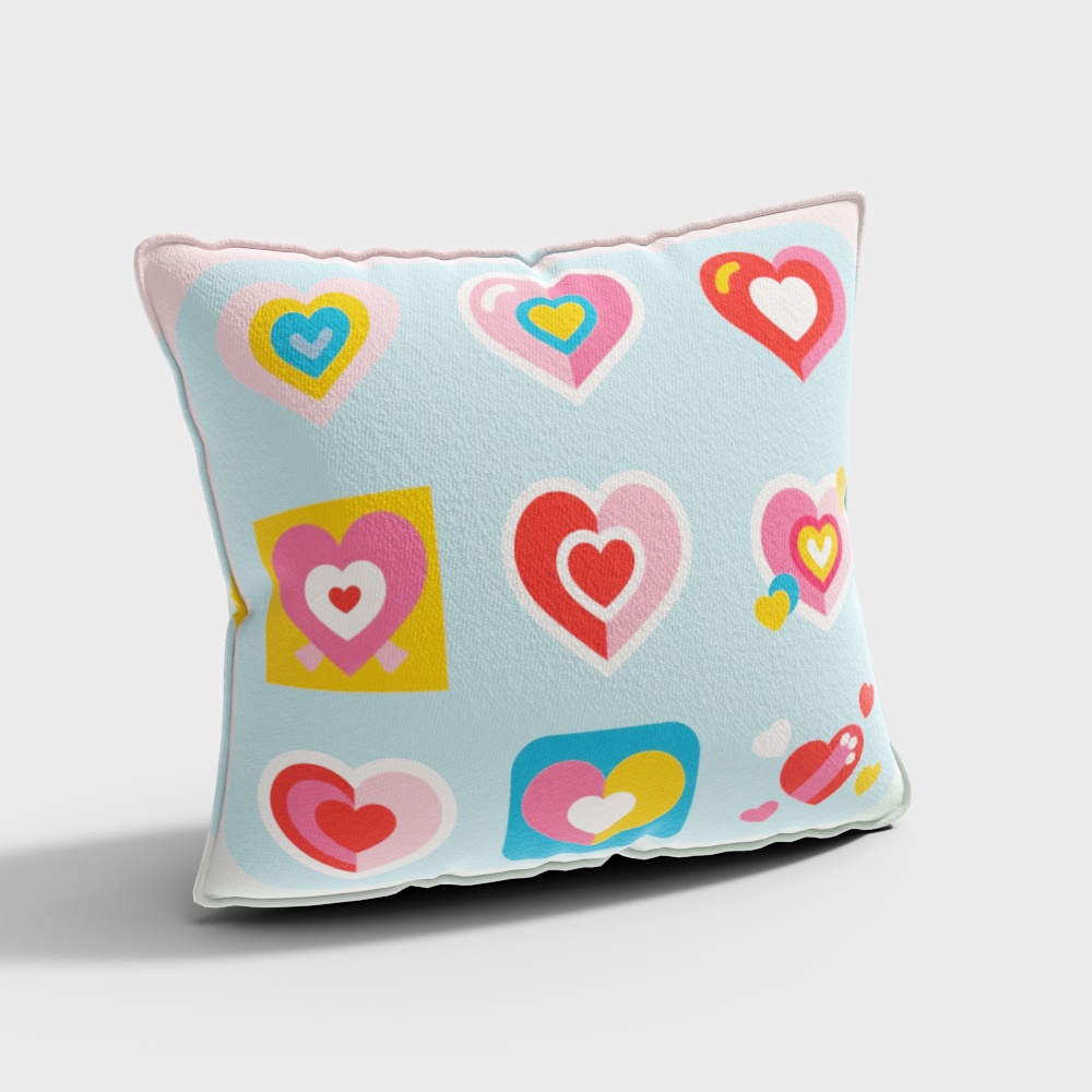 Modern Cute Throw Pillow