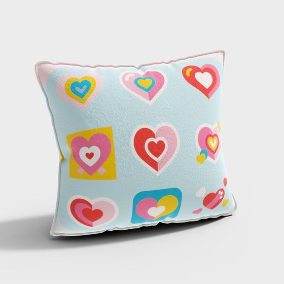 Modern Cute Throw Pillow