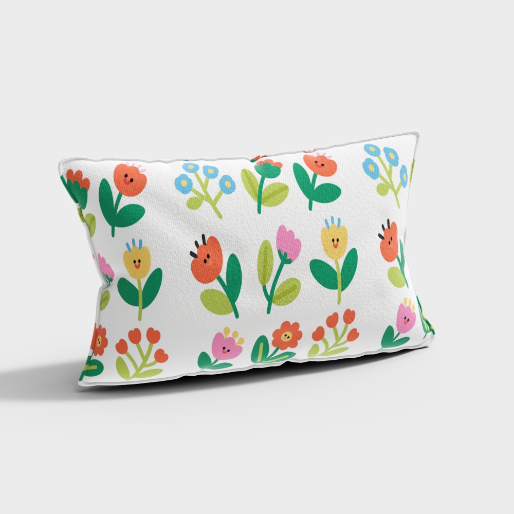 Modern Cute Throw Pillow