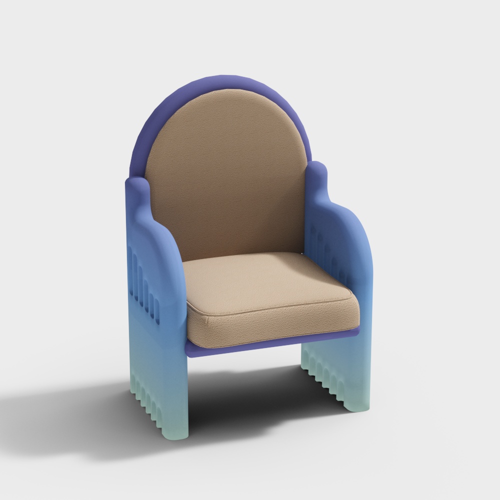 เก้าอี้เด็กครีมโมเดิร์น