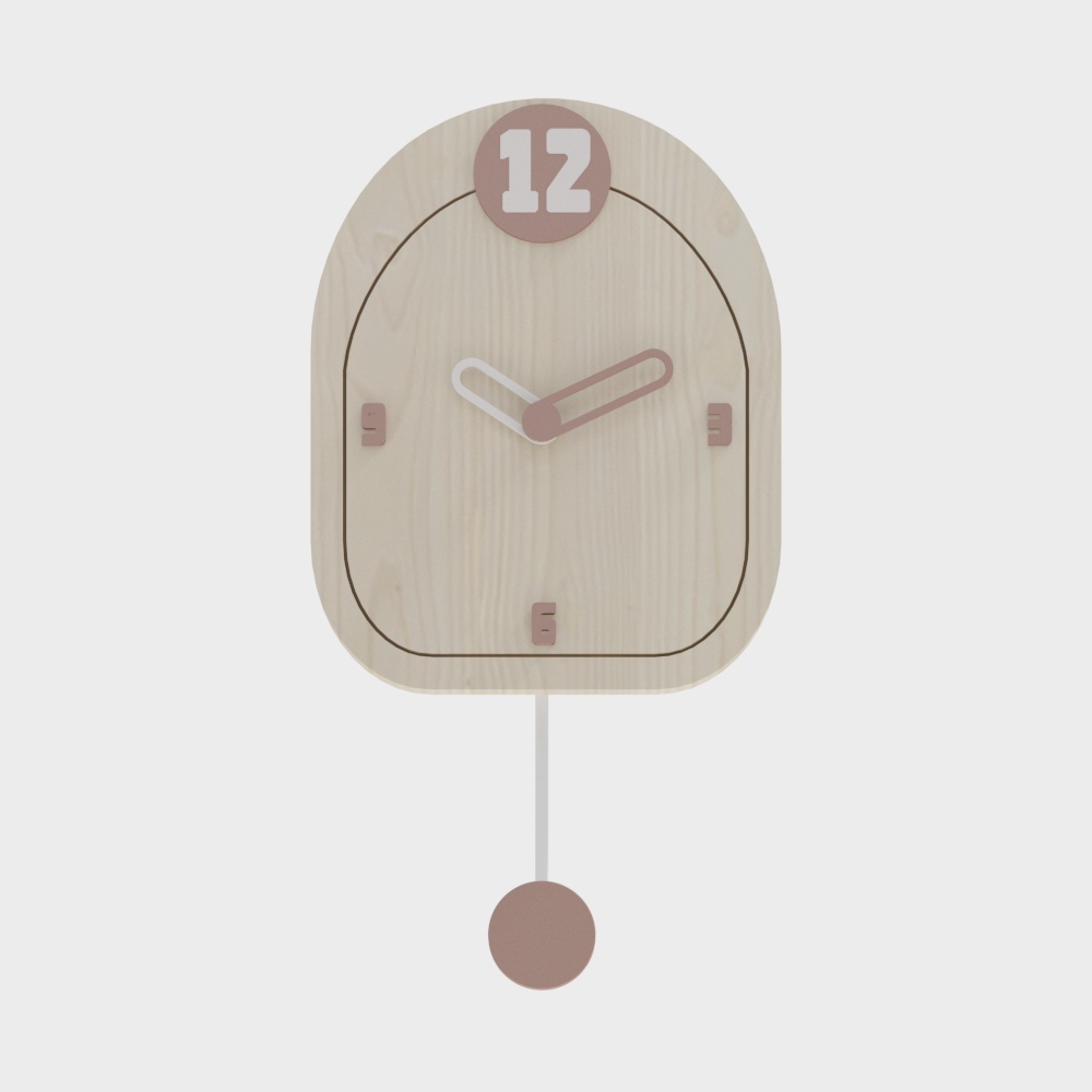 モダンクリームスタイル時計
