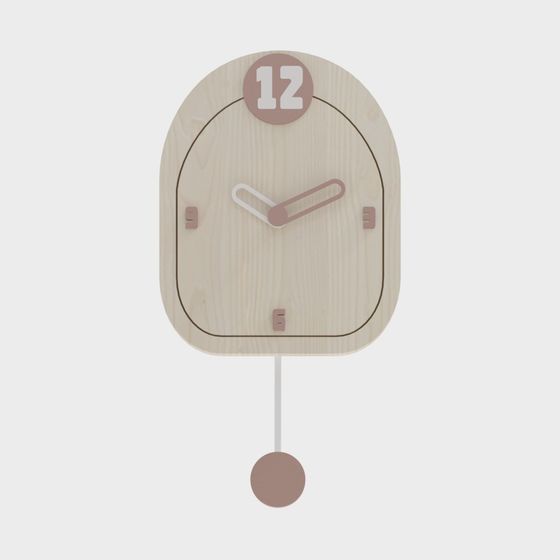 モダンクリームスタイル時計