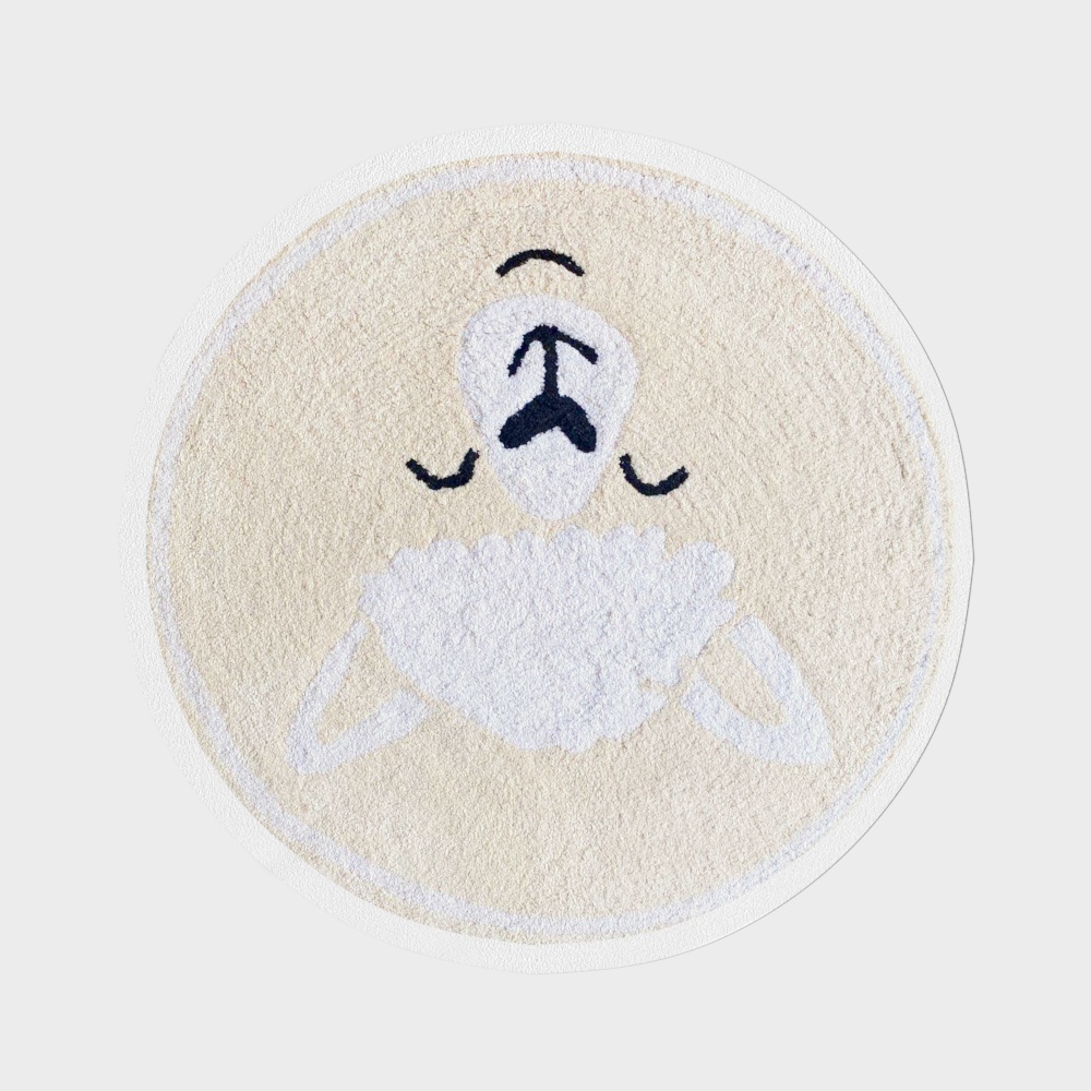 Modern Round Kids Rug