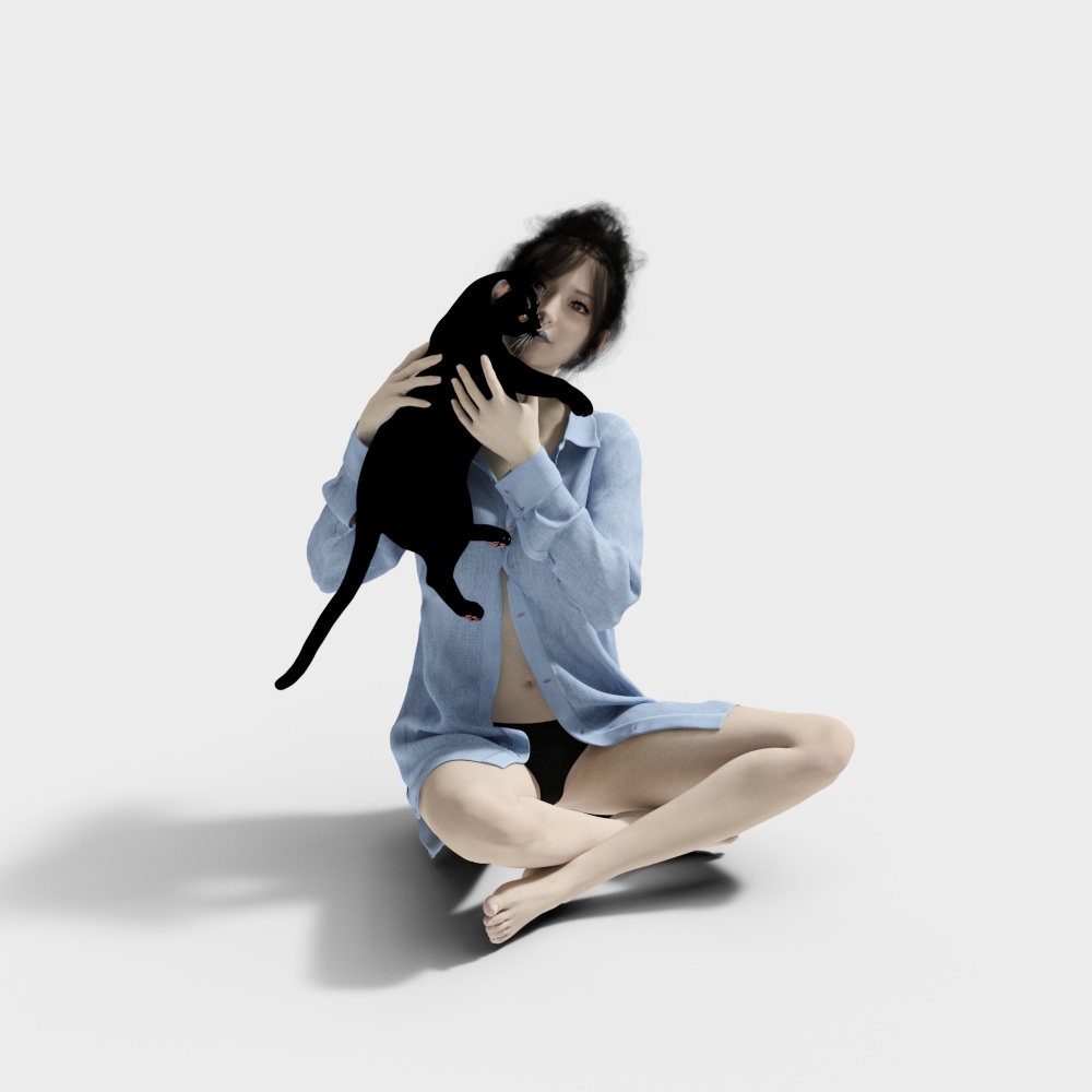 ผู้หญิง - ท่าทางผ่อนคลาย