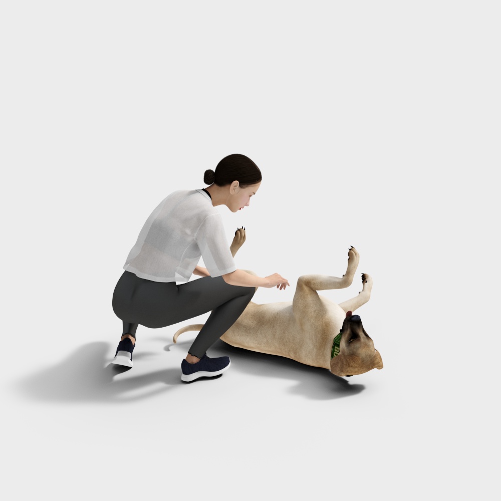 Frau – Entspannte Pose