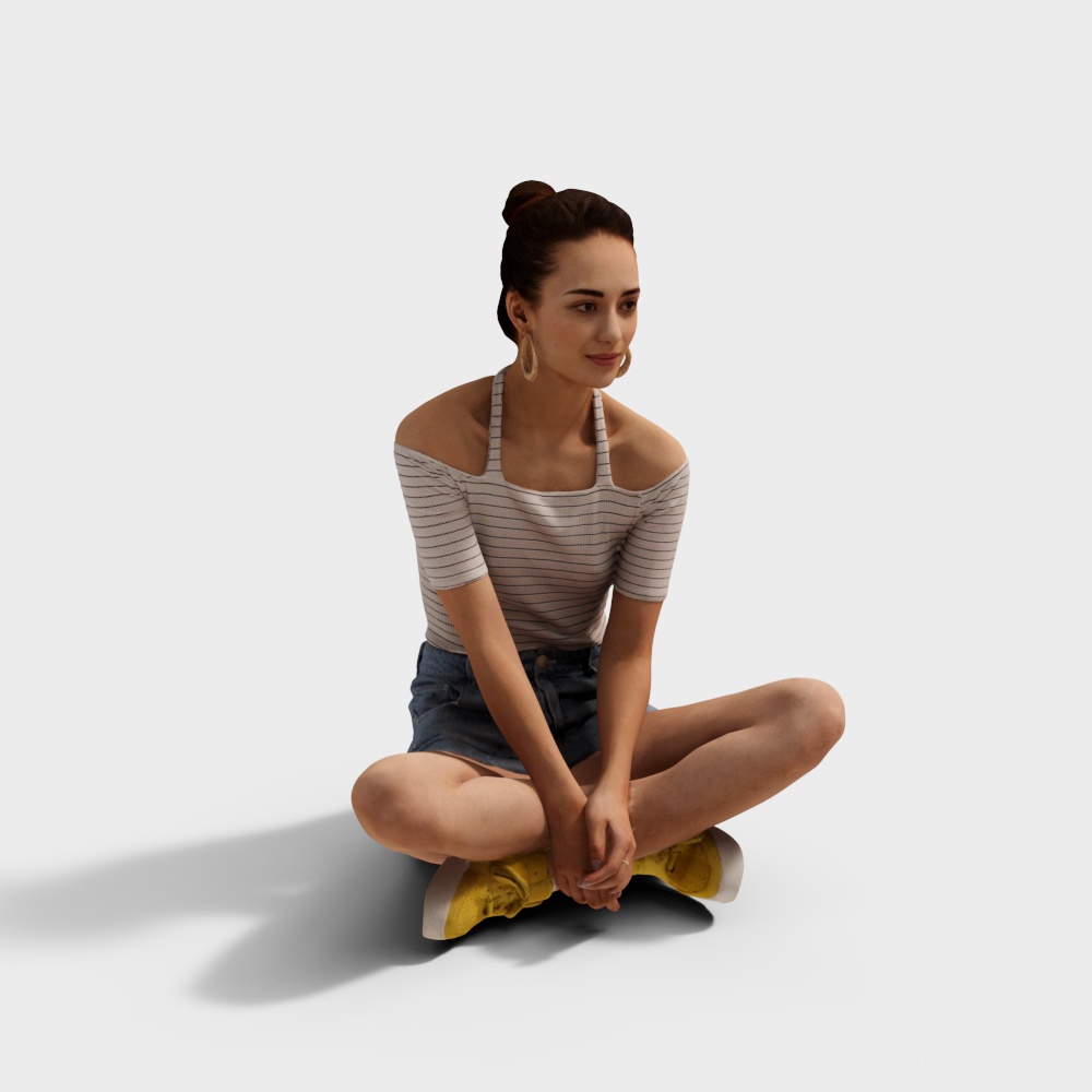 女性 – リラックスポーズ