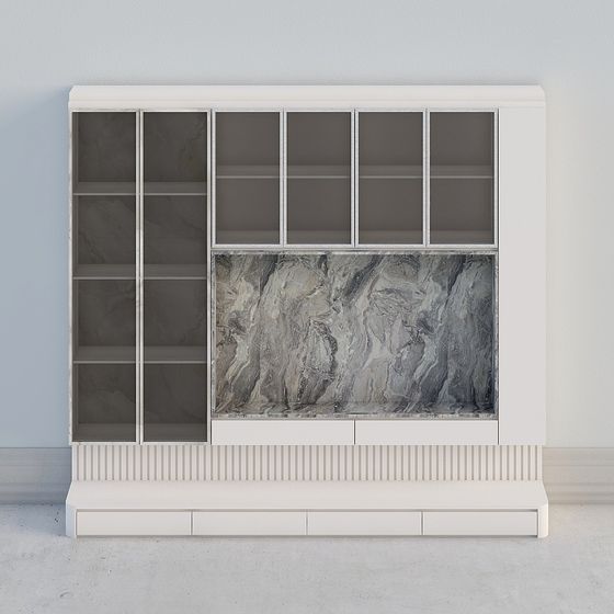 Urban Bookshelf 3D model for Modern Interiors