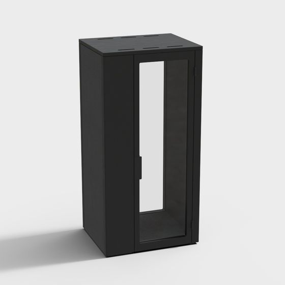 Minimalist Server Rack 3D model