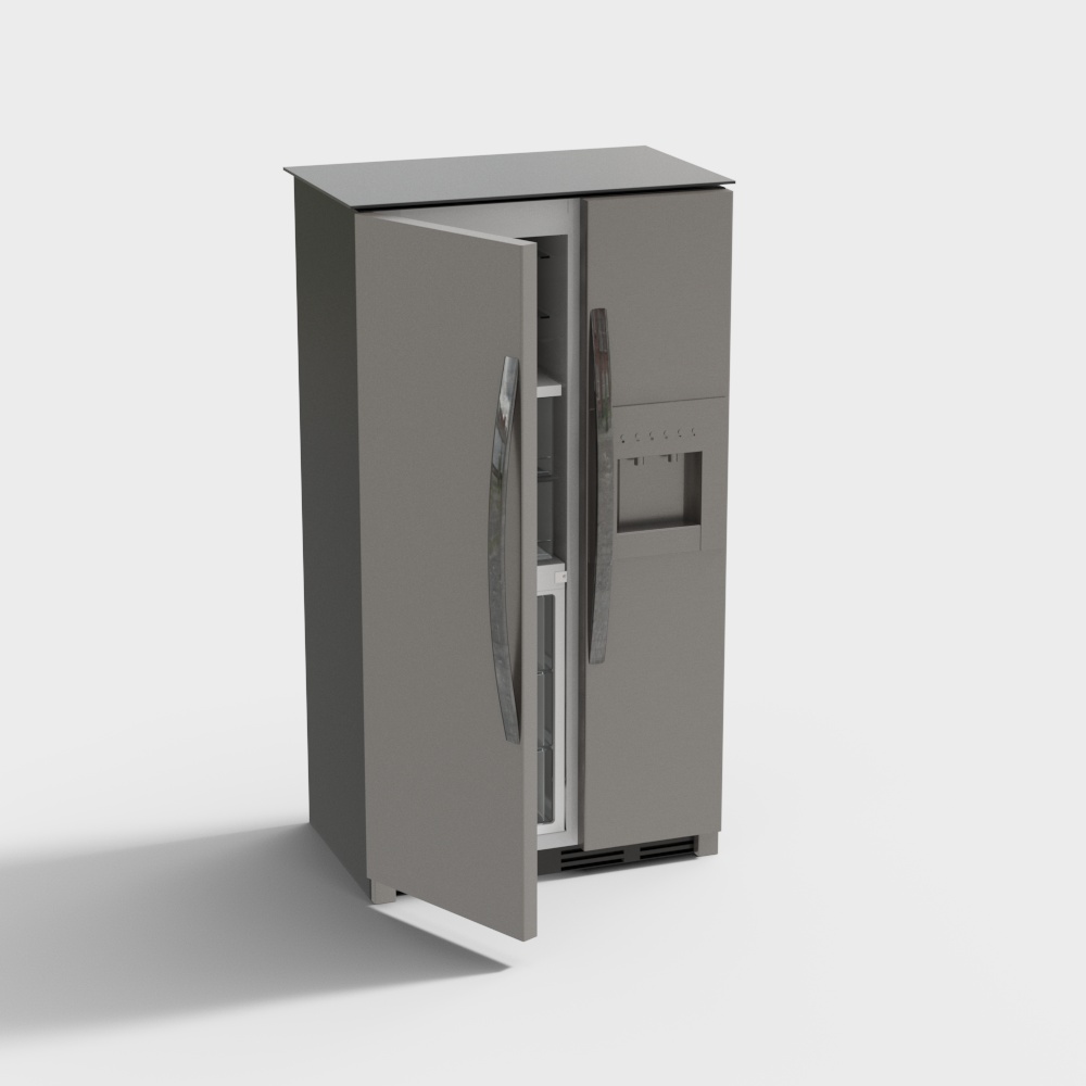 Offener Kühlschrank