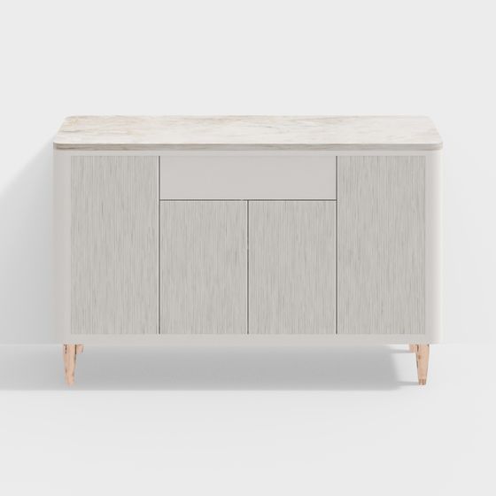 Urban Style Storage Cabinet 3D model