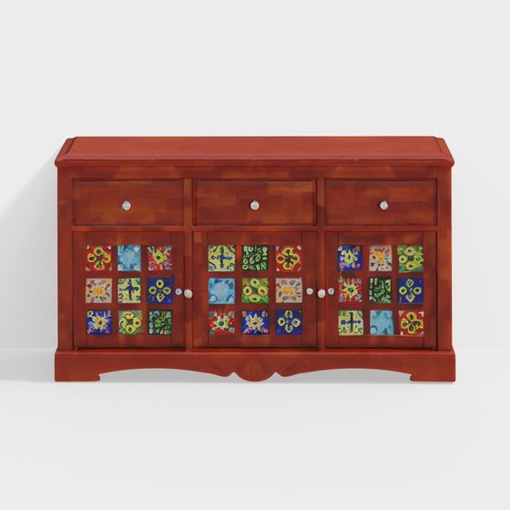 Izzo Solid Wood Sideboard
