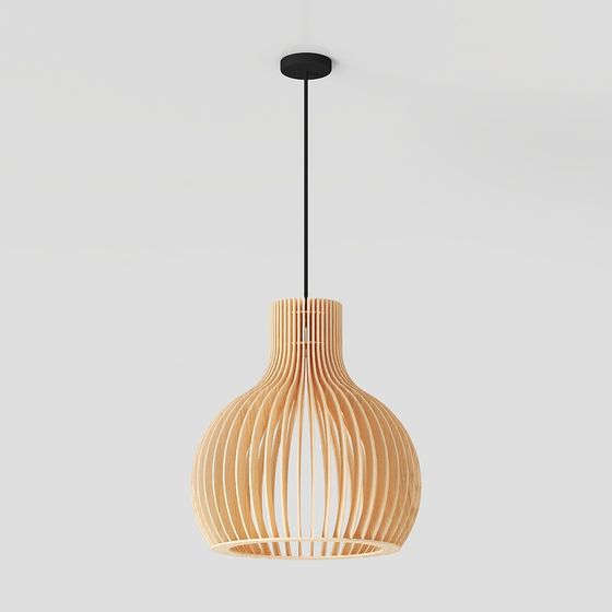 Modern Minimalist Pendant Light 3D model