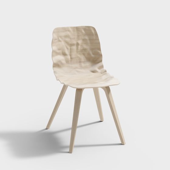 Minimalist 3D Chair Model with Elegant Craftsmanship
