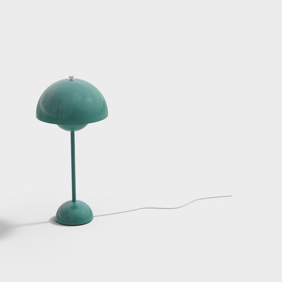 Elegant Low-Poly Table Lamp 3D model