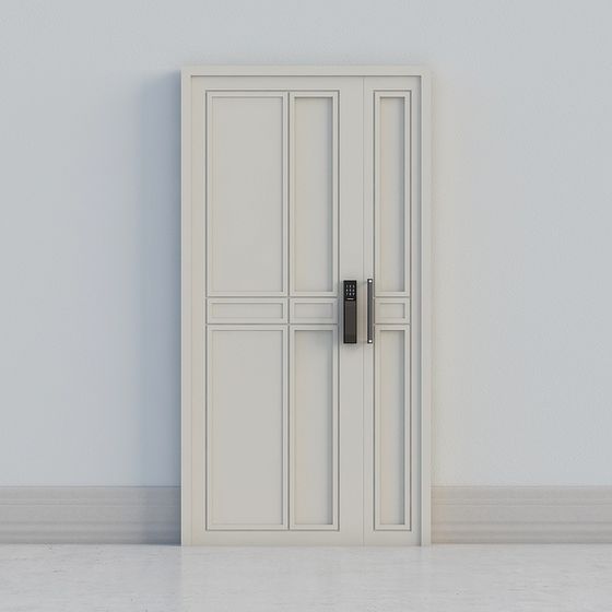 Modern Door 3D model with High-Detail Realism