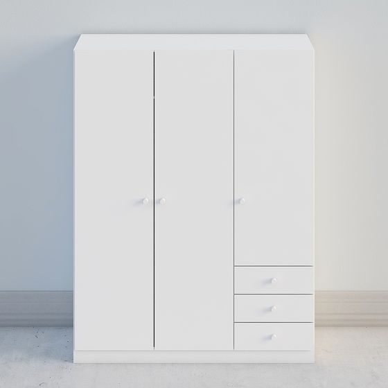 Urban Closet 3D model in Minimalist Design