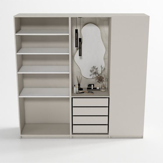 Urban Elegance Dressing Cabinet 3D model for Creative Projects