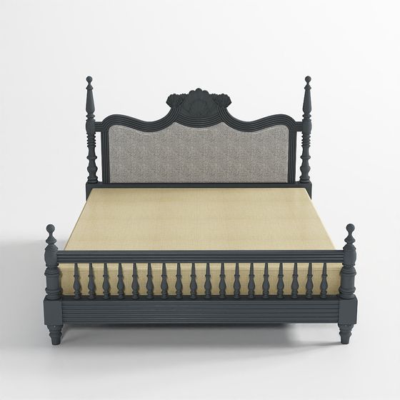 Classic Victorian Bed 3D model