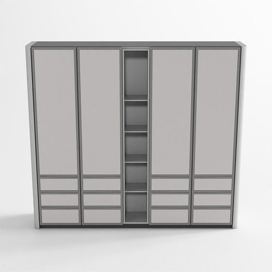 Urban Storage Cabinet 3D model for Contemporary Spaces
