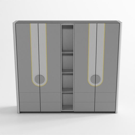 Stylish Modern Wardrobe 3D model