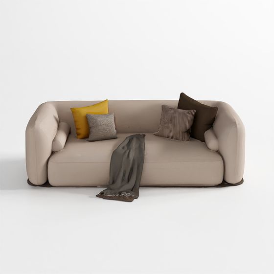 Modern Sofa 3D model for Cozy Living Spaces