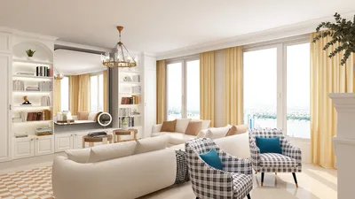 Elegant Living Room Design with Neutral Tones