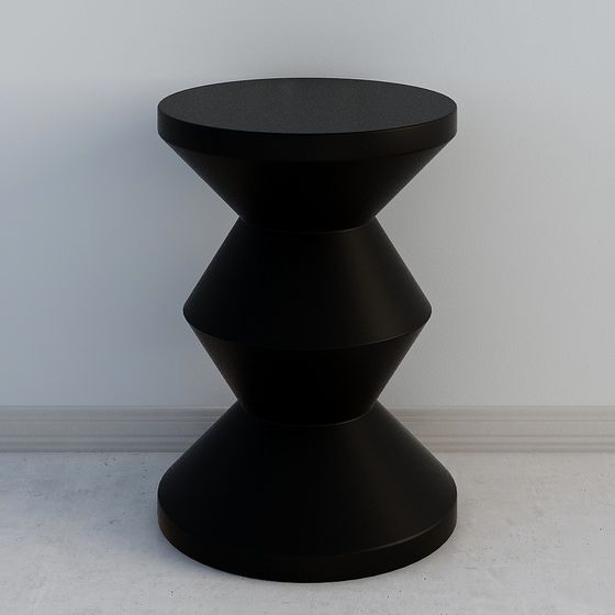 Bàn cạnh giấy kraft màu đen