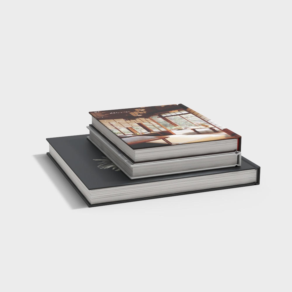 Book Ornament – Modern Books (No Logo)