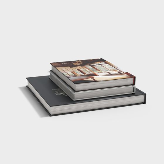 Book Ornament – Modern Books (No Logo)