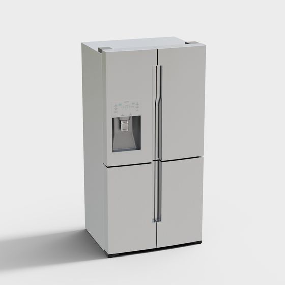 Home Appliance – Modern Double Door Fridge (No Logo)