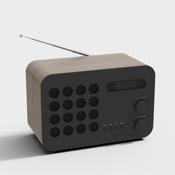 家電（無標誌）－法式復古收音機