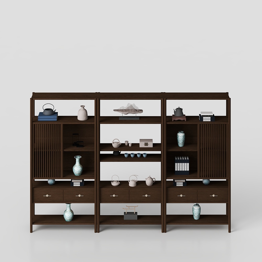 New Chinese-Style Display Shelf