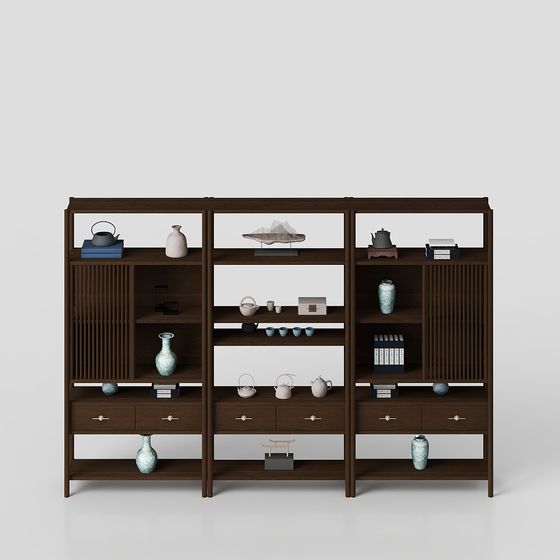 New Chinese-Style Display Shelf