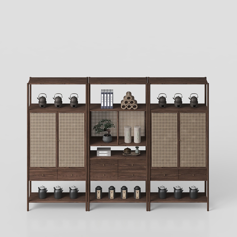 New Chinese-Style Curio Shelf