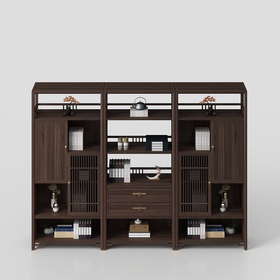 New Chinese-Style Curio Shelf