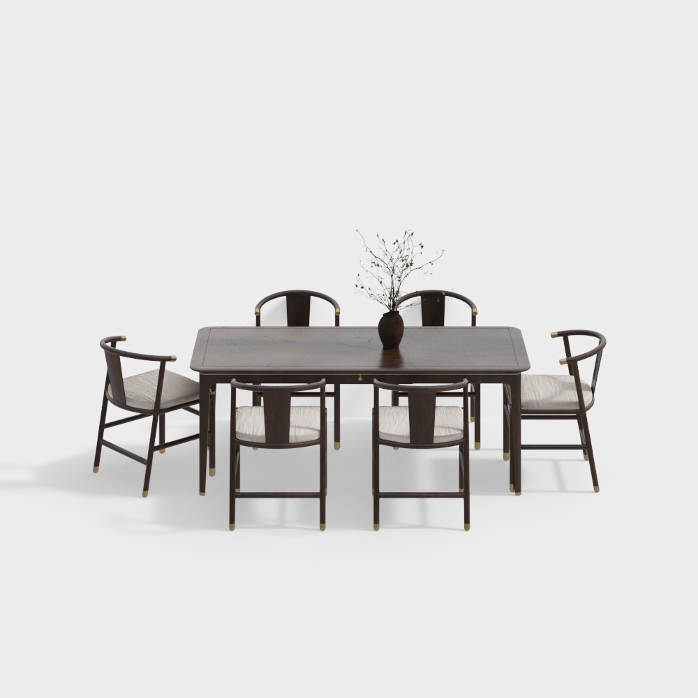 New Chinese-Style Dining Set
