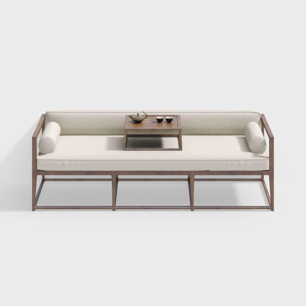 New Chinese-Style Luohan Bed