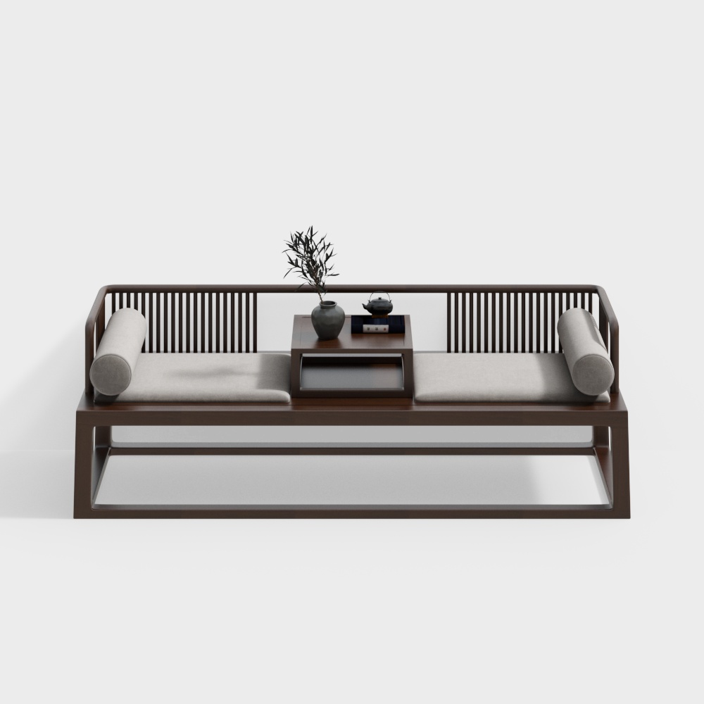 New Chinese-Style Luohan Bed