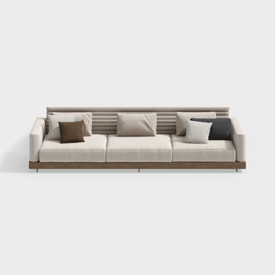 New Chinese-Style Multi-Seat Sofa