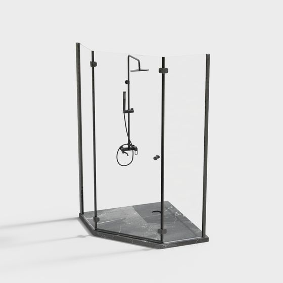 Cuarto de Ducha Moderno