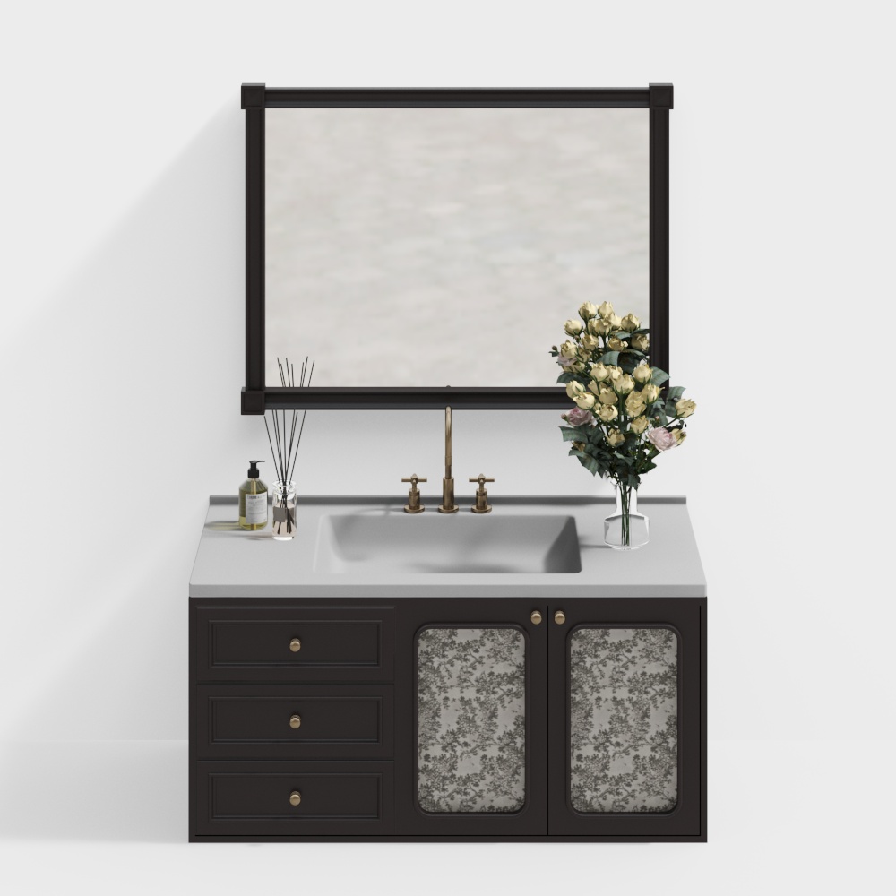 法式復古浴室櫃