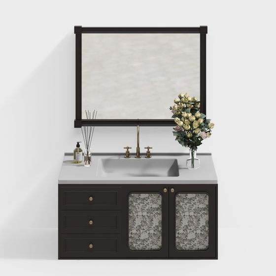 法式復古浴室櫃