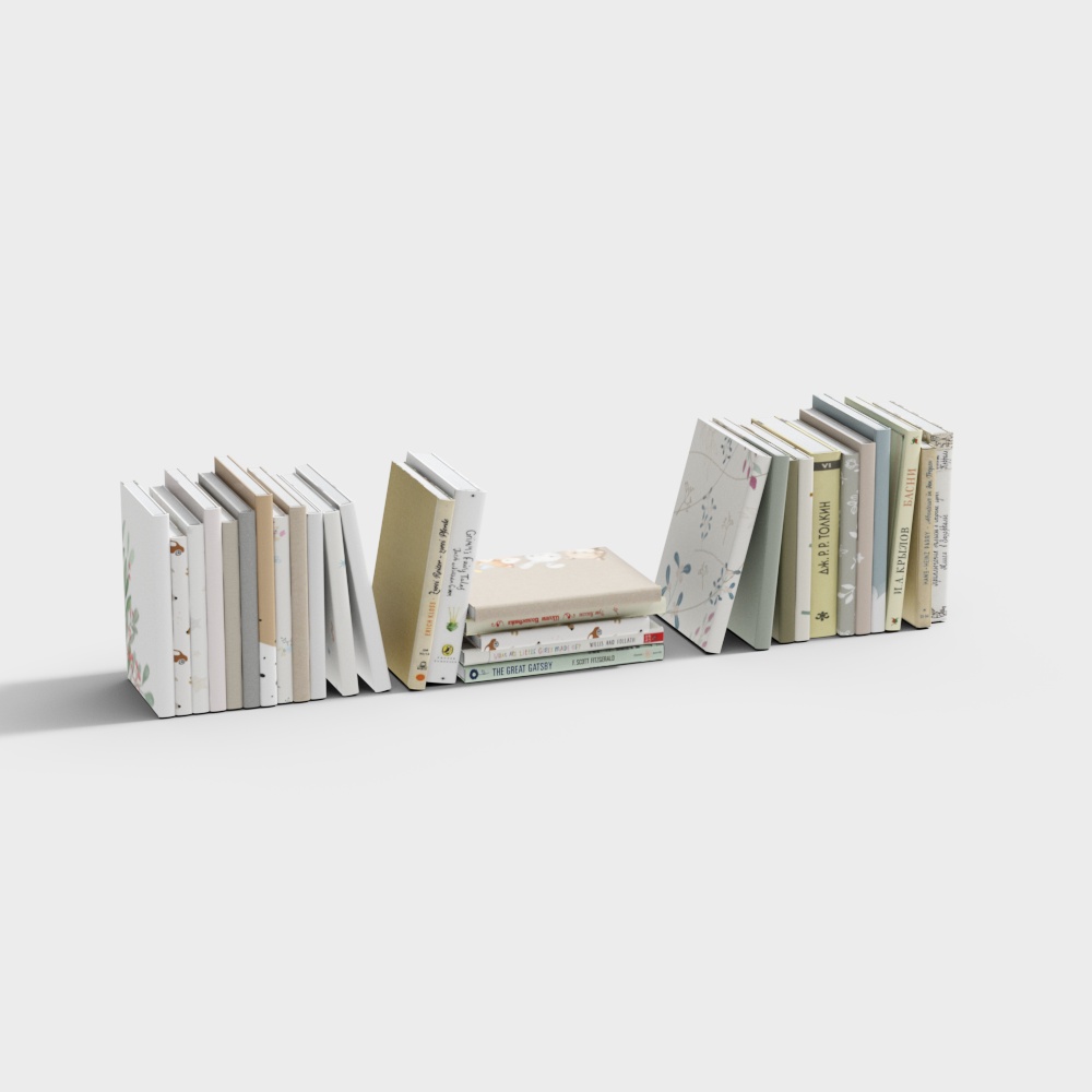 Simple Book Decor - Modern Children's Book Set