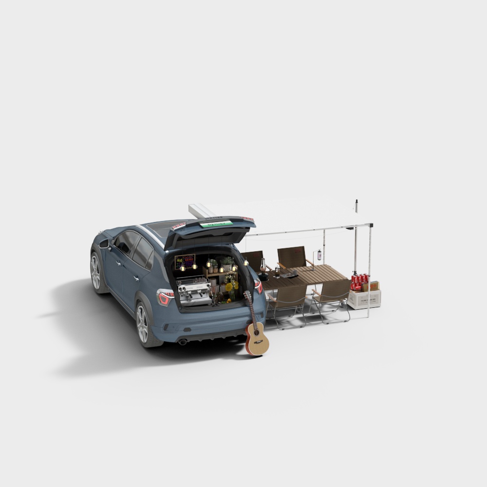 Veicolo da Campeggio - Auto con Tenda da Campeggio