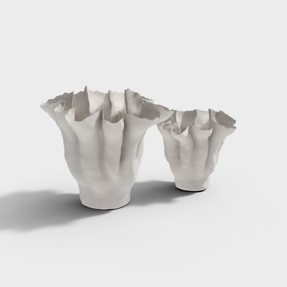 Plaster Art – Modern Vase Display