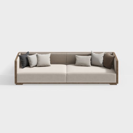 New Chinese Multi-Seat Sofa