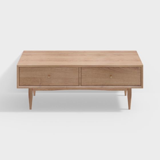 天然木クラシカルローテーブル