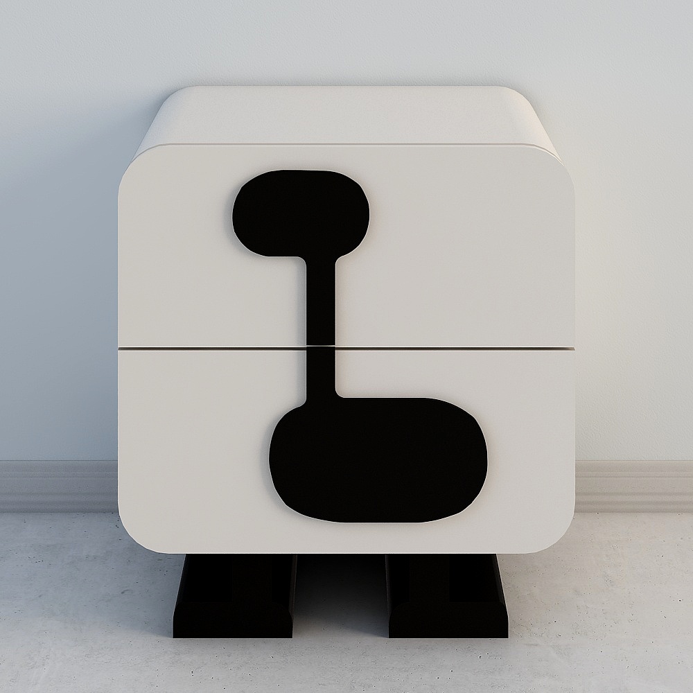 Table de nuit au design monotone