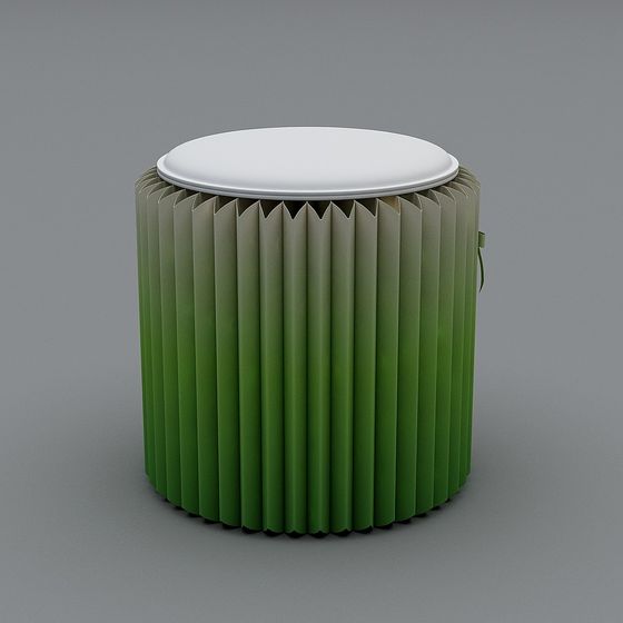 Складная табуретка из крафт-бумаги