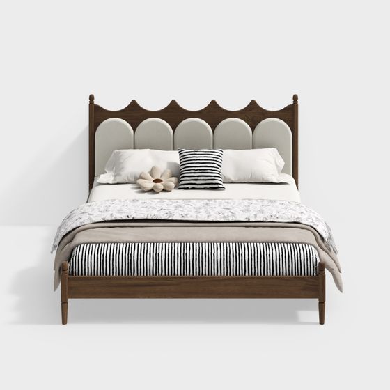 Serene Bedroom Set 3D model